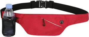 VICASKY Hiking Waist Bag Fitness Storage Bag Waterproof Waist Pouch Mobile Phone Package Invisiable Single Kettle Pocket Black Random Color