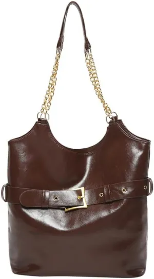 Vintage Hobo Bags for Women,Soft Vegan Leather Handbags Large Tote Purse Shoulder Bag with Chain Strap