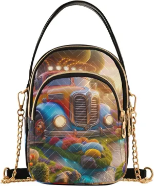 Watercolor Sea Parrot Shoulder Bags for Women Trendy Women Handbags