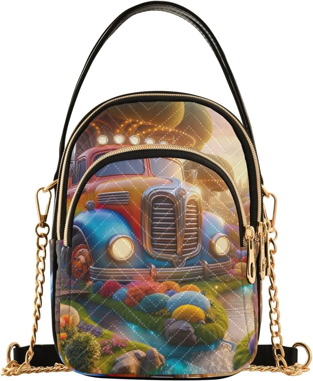 Watercolor Sea Parrot Shoulder Bags for Women Trendy Women Handbags