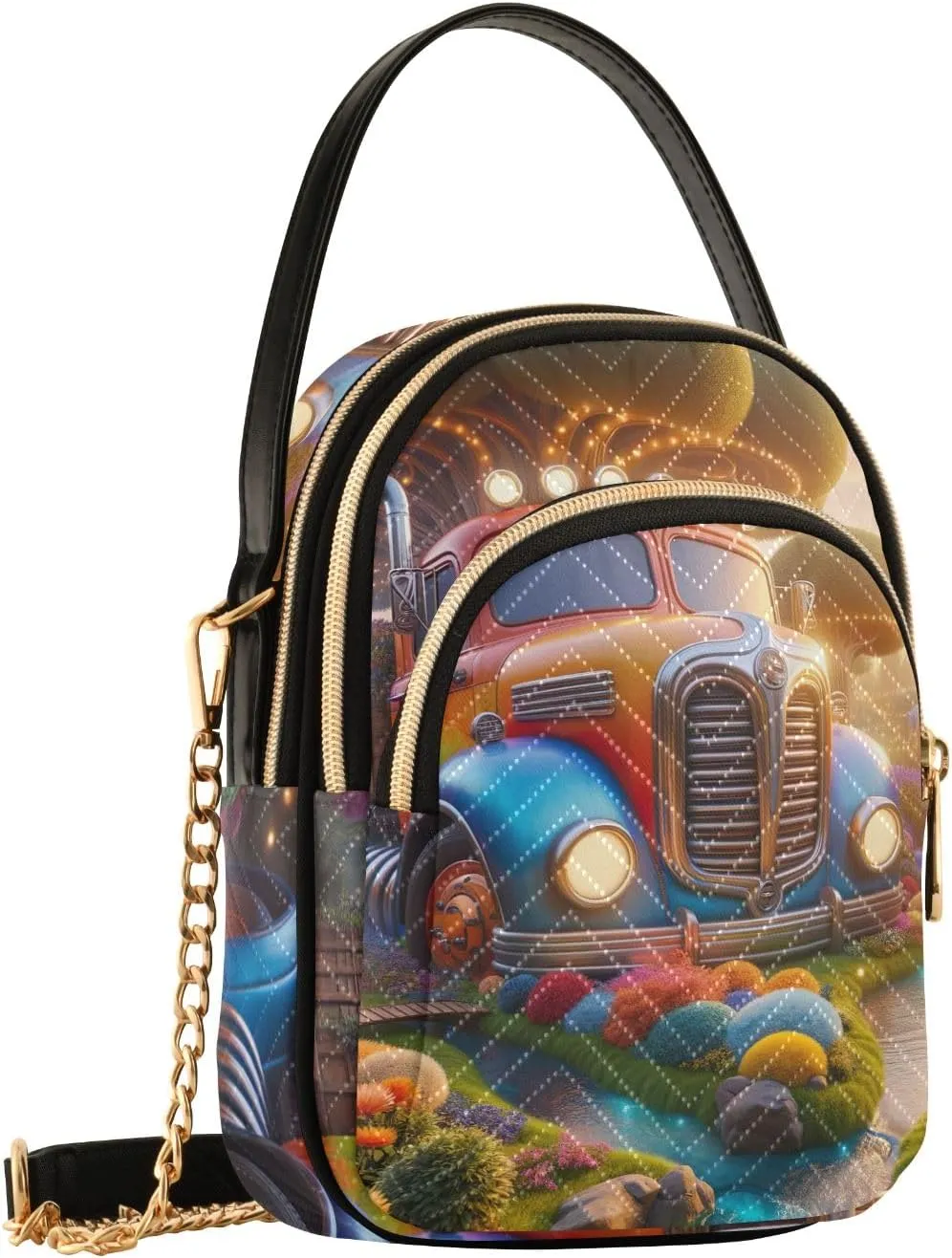 Watercolor Sea Parrot Shoulder Bags for Women Trendy Women Handbags