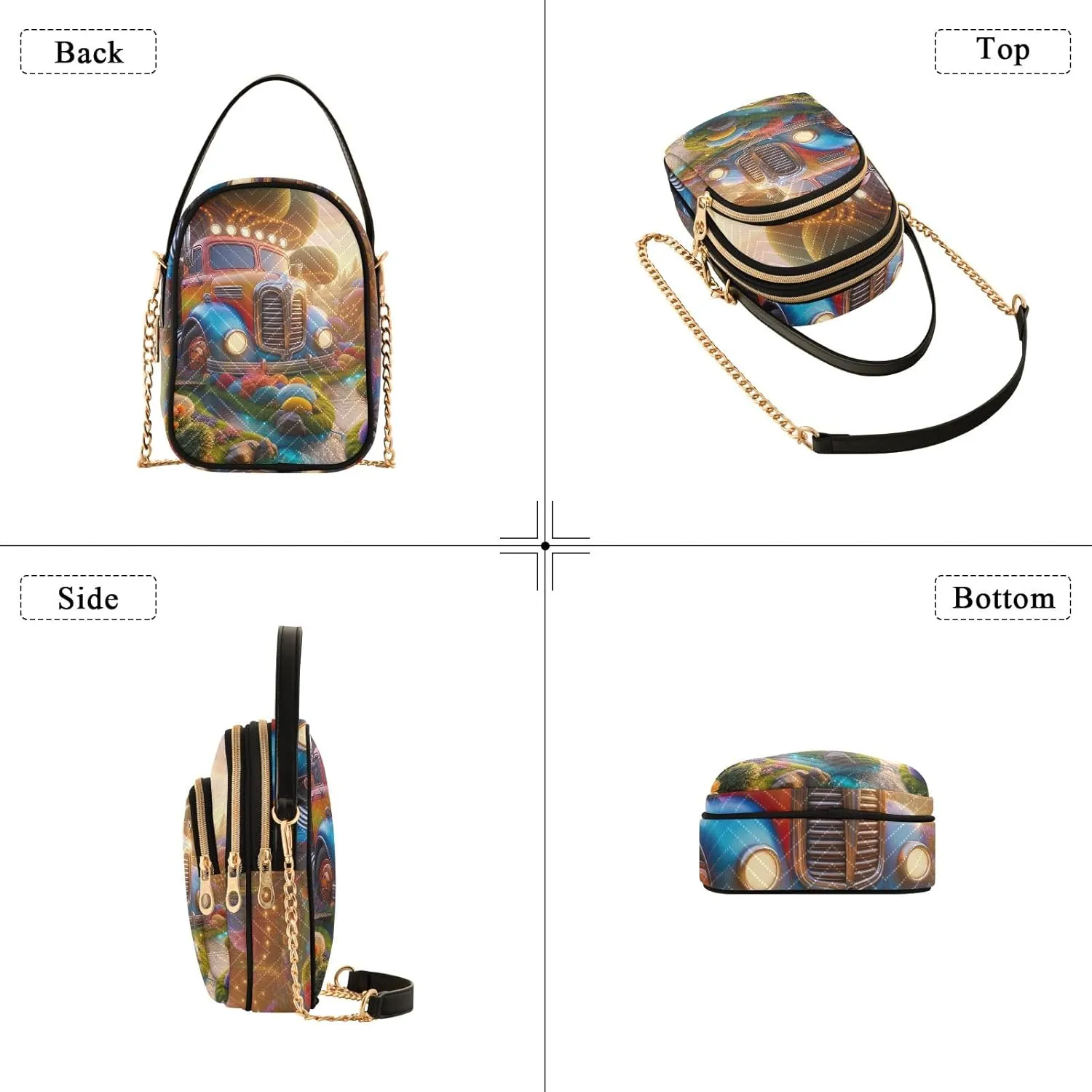 Watercolor Sea Parrot Shoulder Bags for Women Trendy Women Handbags