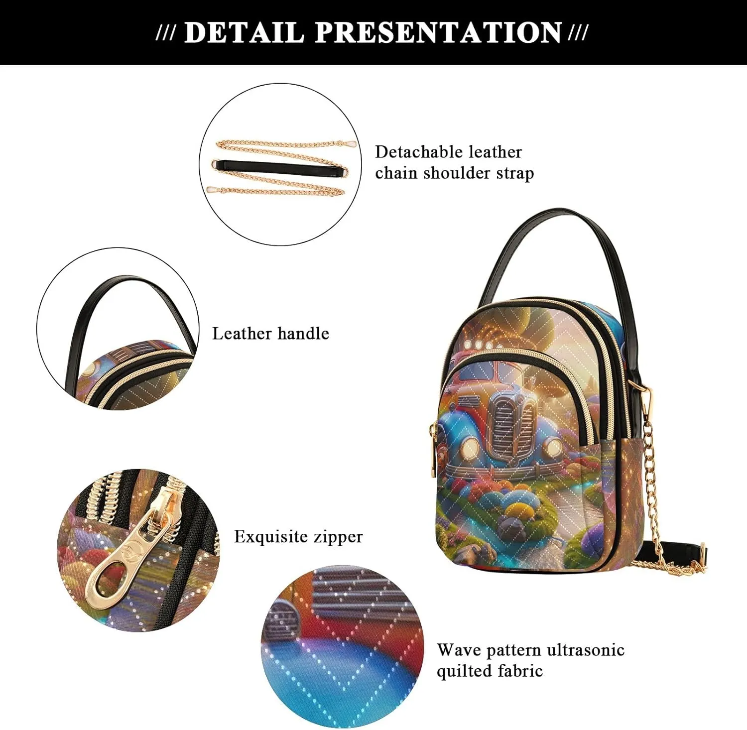 Watercolor Sea Parrot Shoulder Bags for Women Trendy Women Handbags