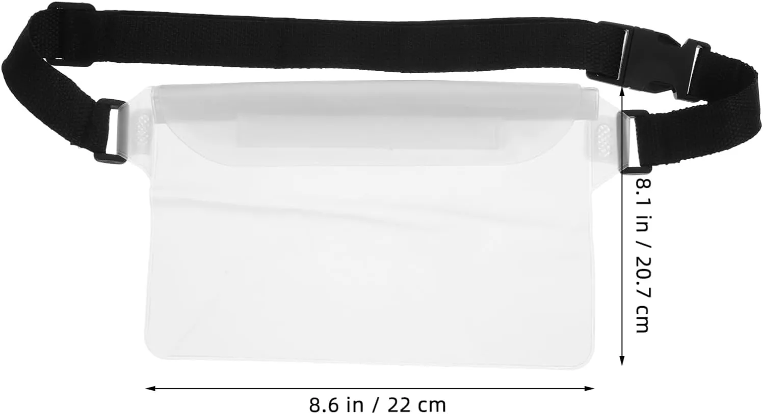 Waterproof Pouch for Swimming Valuables Dry Bags Waterproof Versatile Outdoor Swimming Bag Casual Dry Bag Pouch Swimmers Waterproof Belt Bag Blue Hiking Essentials Pvc Transparent