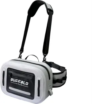 Waterproof Submersible Fanny Pack,Large Fly Fishing Waist Pack 8.9L Submersible lumbar pack with Airtight Zipper,Grey