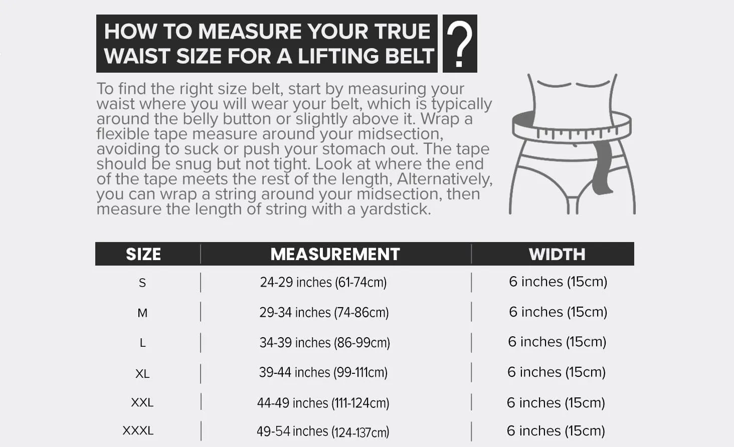 Weight Lifting Belt - 6-inch Padded Leather Weight Belt - Heavy Duty And Comfortable Back Support For Heavy Weightlifting and Fitness