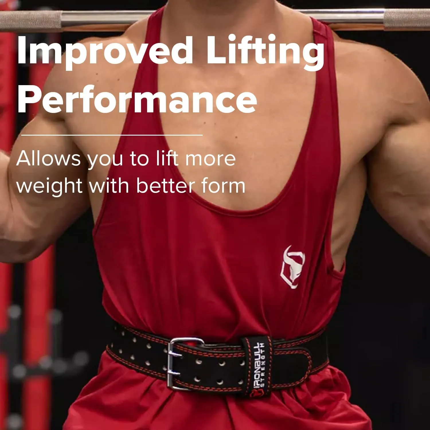 Weight Lifting Belt - 6-inch Padded Leather Weight Belt - Heavy Duty And Comfortable Back Support For Heavy Weightlifting and Fitness