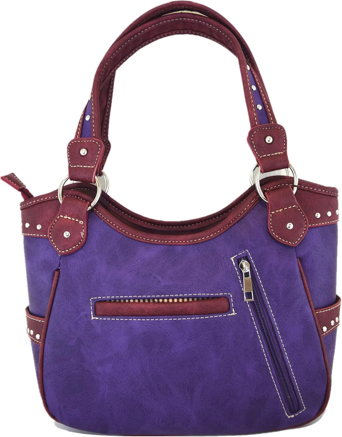 Western Style Springtime Embroidery Butterfly Floral Leather Totes Purse Country Handbag Women Shoulder Bag Wallet Set