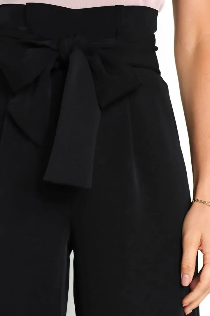 Wide Leg Dress Pants Womens Paperbag High Waisted Belted Business Casual Work Pants