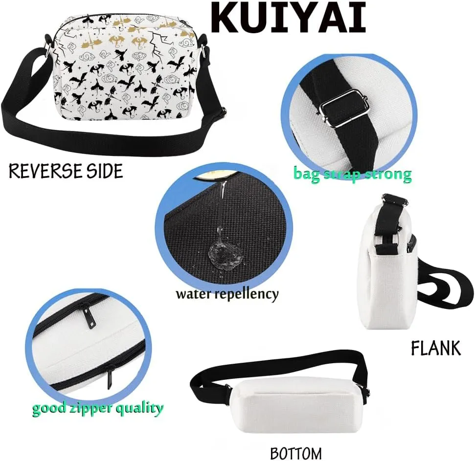 Wing Novel Inspired Crossbody Bag Dragon Rider Gift Basgiath War Gift Riorson Violent Little Thing Messenger Bag