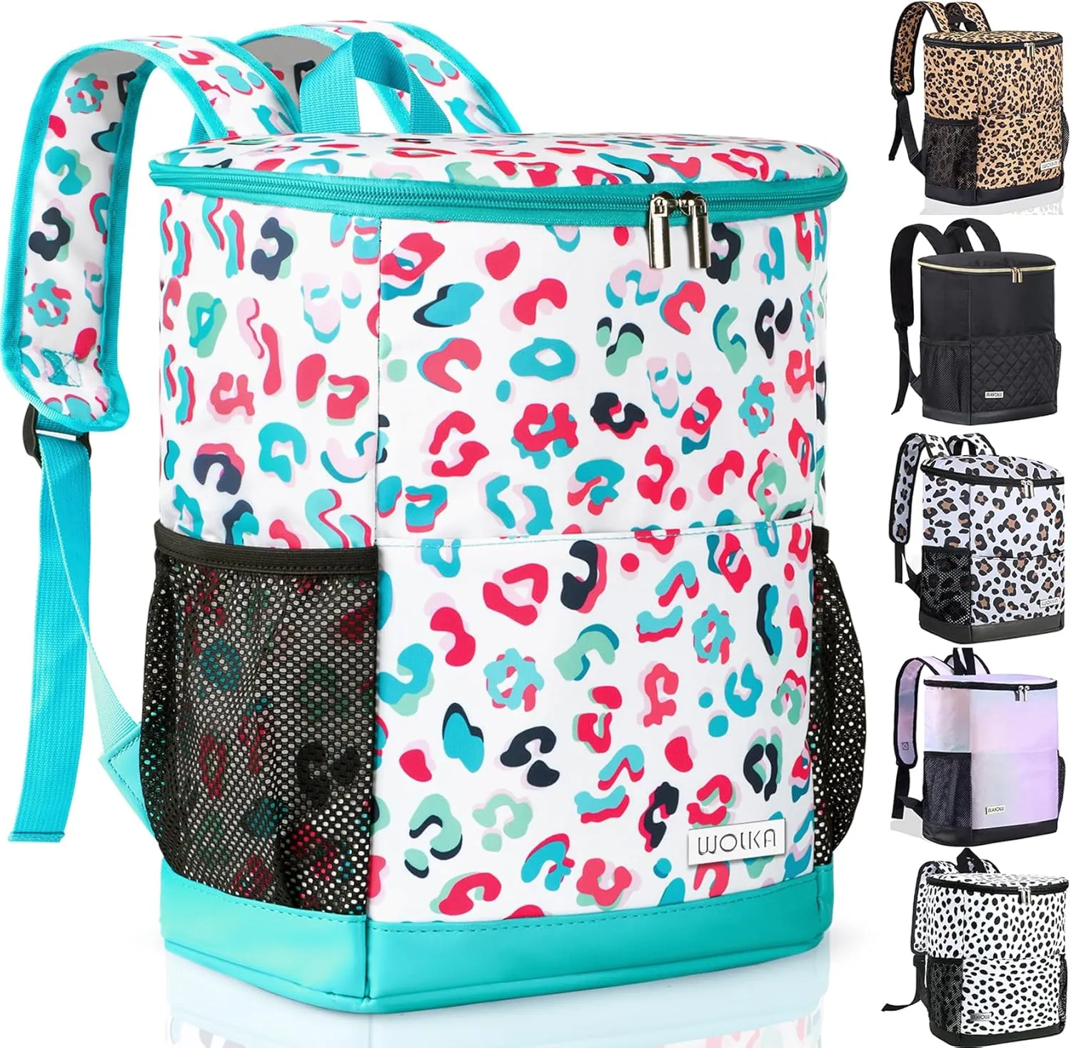 Wolka Cooler Backpack 30 Cans,Portable Backpack Coolers Insulated Leak Proof,Waterproof Soft Sided Cooler Bag for Travel,Beach,Camping,Picnic,Lunch Backpack for Women