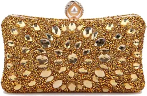 Women Clutches Purses Crystal Rhinestone Evening Handbag Shoulder Bag for Wedding Party with Chain