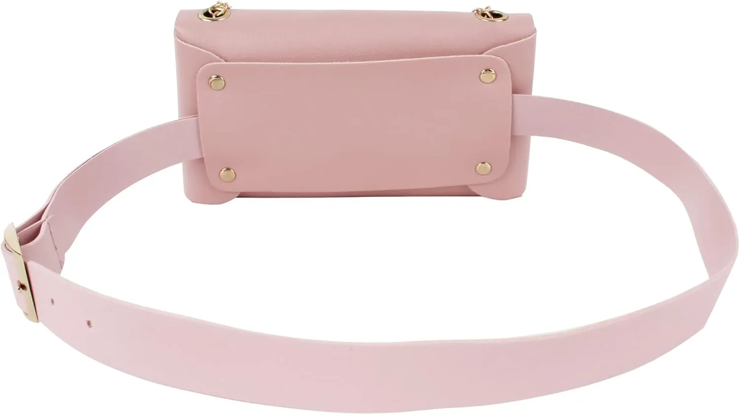 Women Mini Chain Fanny Pack Belt Bag Waist Bag Small Waist Pouch for Travel Workout Running Hiking