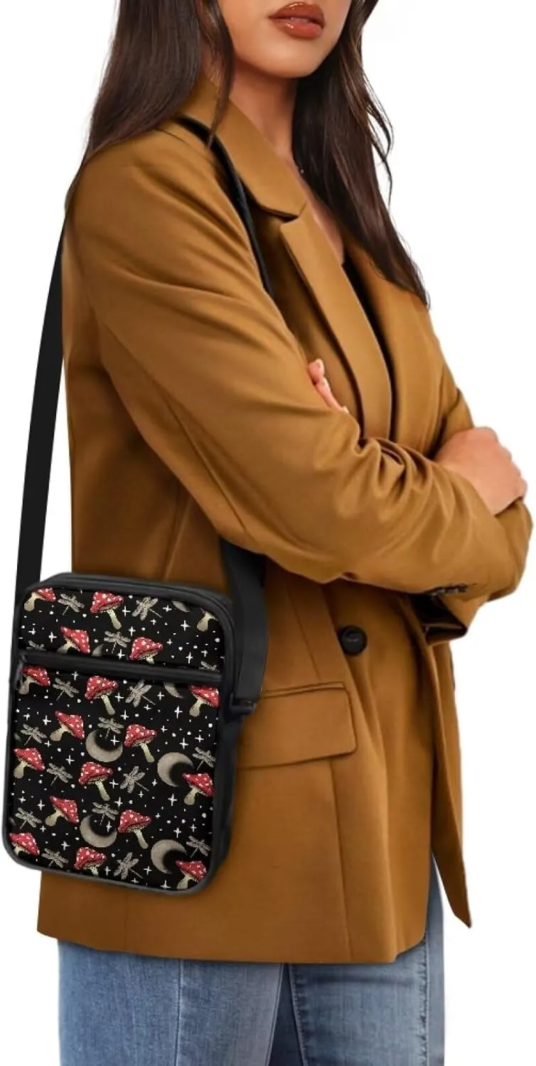 Women Small Crossbody Bag Messenger Purse for Traveling Shopping