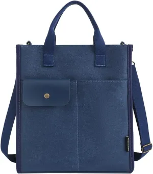 Women's Canvas Crossbody Shoulder Bag Fashion Large Totes Handbag Purse Casual Messenger Bag Multi-Pocket