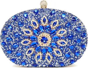 Women's Evening Bags Sparkly Rhinestone Clutch Purses Luxury Handbags