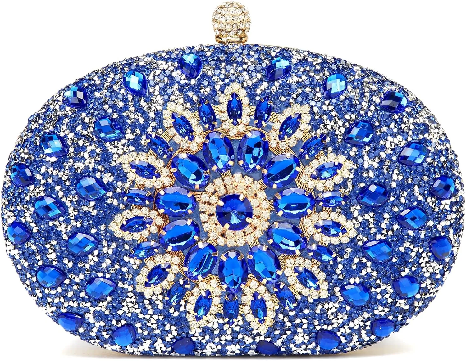 Women's Evening Bags Sparkly Rhinestone Clutch Purses Luxury Handbags