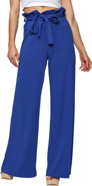 Women's Junior Plus J2 Love Paperbag Wide Leg Pants