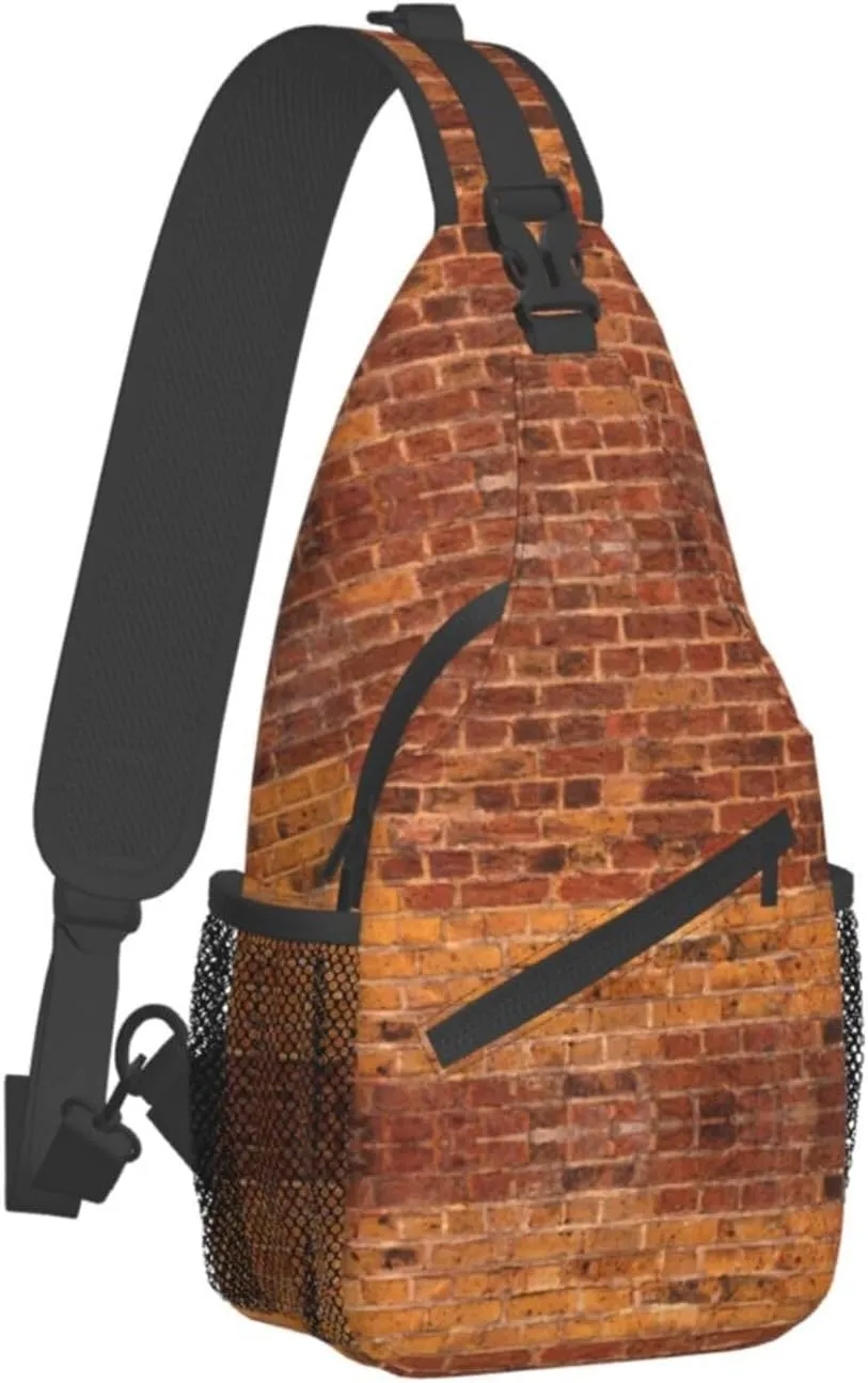 WURTON Sling Bag Hello Hawaii Print Sling Backpack Crossbody Chest Bag Daypack For Hiking Travel