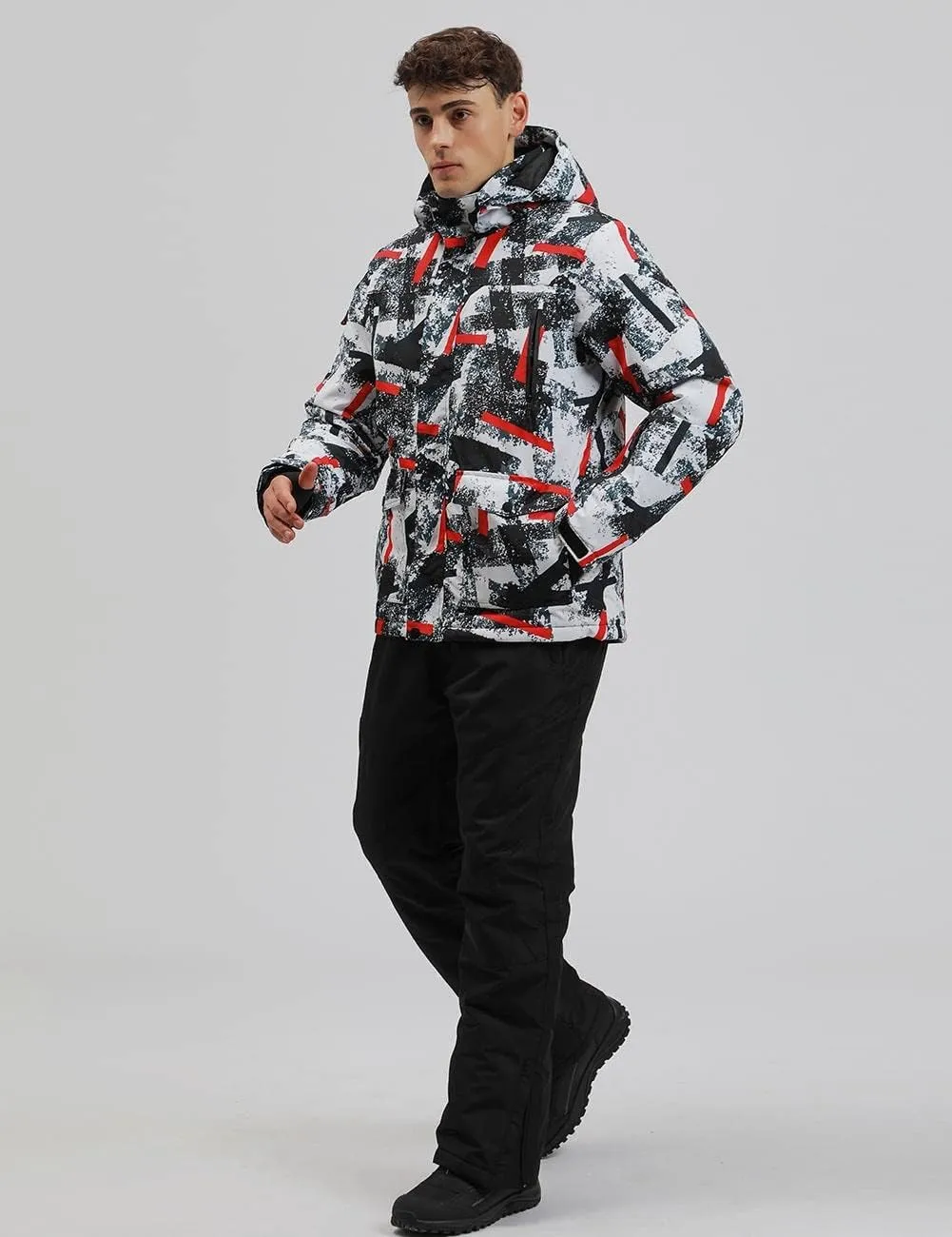 YEEFINE Men's Ski Suits Waterproof Winter Snowsuit Snow Snowboard Jackets Coats Pants Set