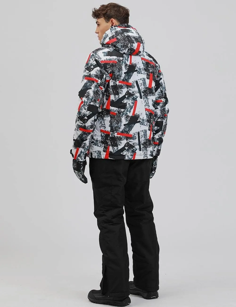 YEEFINE Men's Ski Suits Waterproof Winter Snowsuit Snow Snowboard Jackets Coats Pants Set