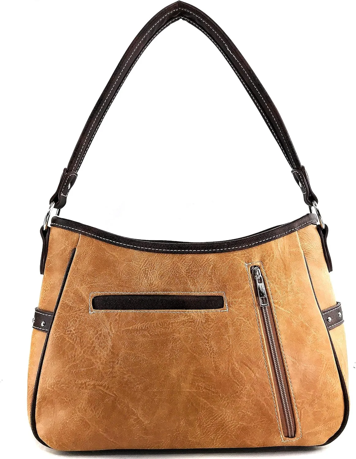 Zelris Bible Verse Philippians 4:13 Women Conceal Carry Hobo Purse Wallet Set