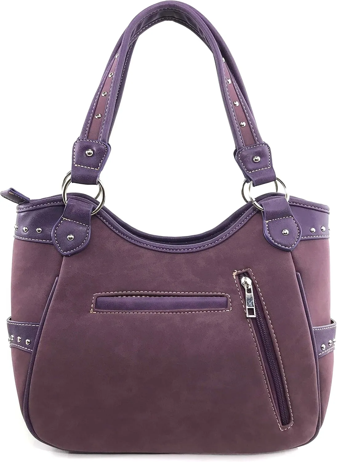 Zelris Faith Love Hope Cross Angel Wing Women Conceal Carry Women Tote Purse Set