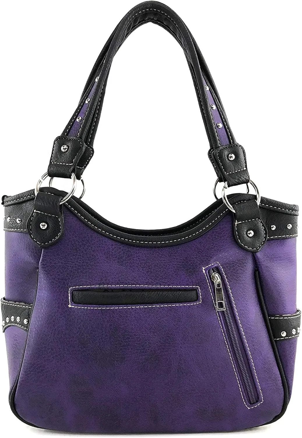 Zelris Spring Bloom Western Concho Women Conceal Carry Tote Handbag Purse Set