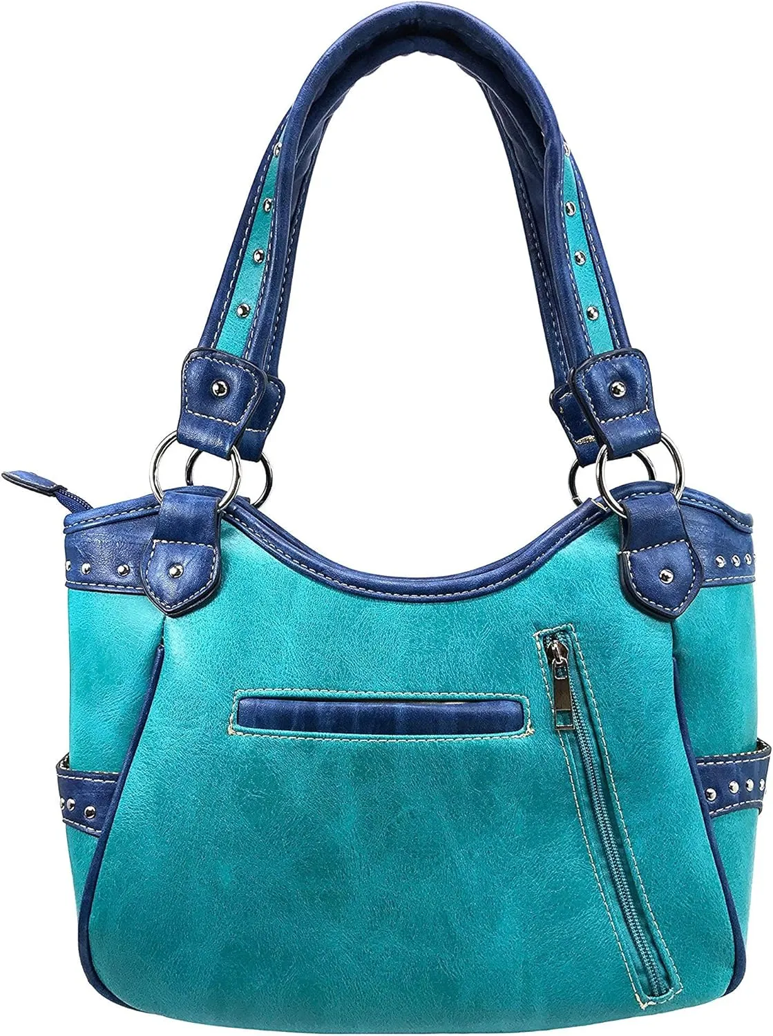 Zelris Spring Bloom Western Concho Women Conceal Carry Tote Handbag Purse
